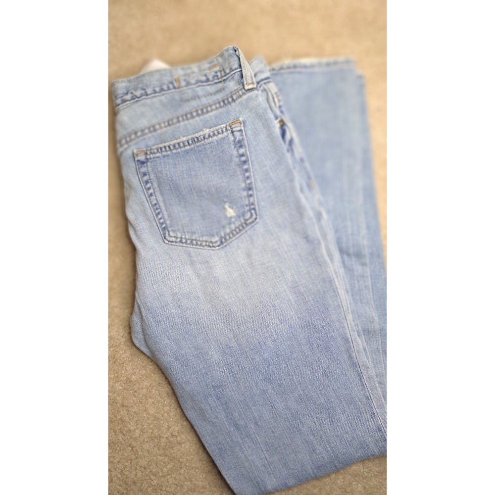 Vintage GAP Jeans Womens Size 10 Regular Blue Denim Straight Bootcut 100% Cotton